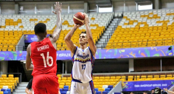 ¡Por todo lo alto! Venezuela arrancó con victoria la AmeriCup 2022