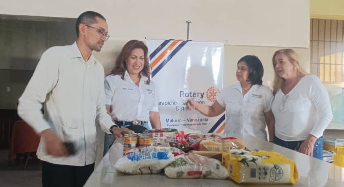 Rotary Guarapiche realizó donaciones a instituciones de Monagas
