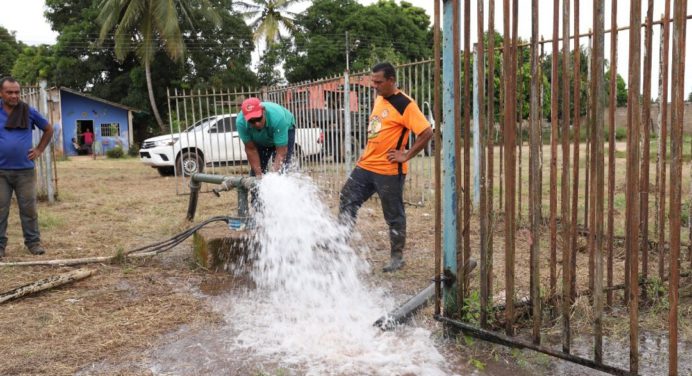 6 mil 800 familias de Libertador beneficiadas con reactivación de pozos