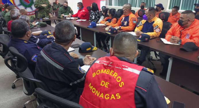 Activan órgano para la defensa integral para evaluar contingencias por lluvias en Monagas