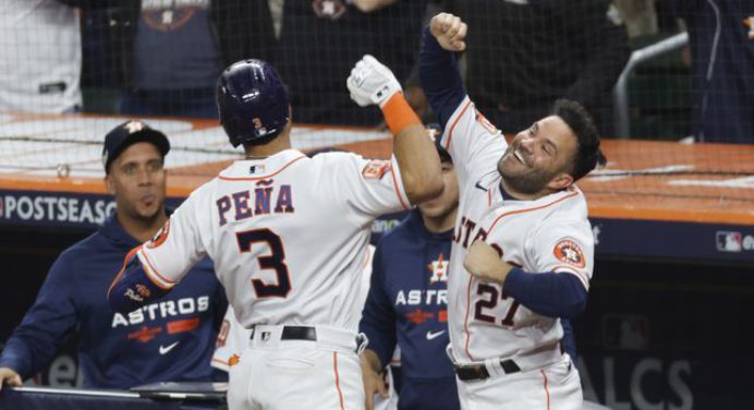 Astros golpea primero ante Yankees y Padres igualan a Phillies en Grandes Ligas