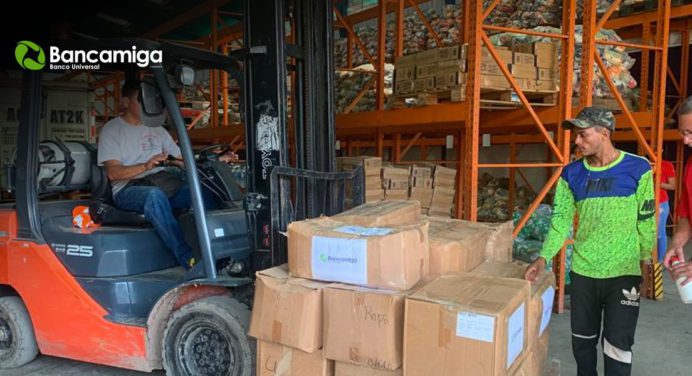 Bancamiga extendió su apoyo solidario con Las Tejerías