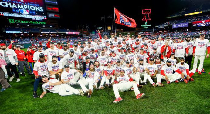 ¡Campeones! Los Phillies de Filadelfia conquistaron la Liga Nacional 2022