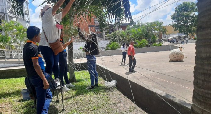 El Arte efímero se apoderó de la plaza Miranda