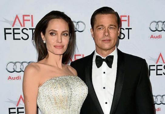 angelina Jolie y Brad Pitt
