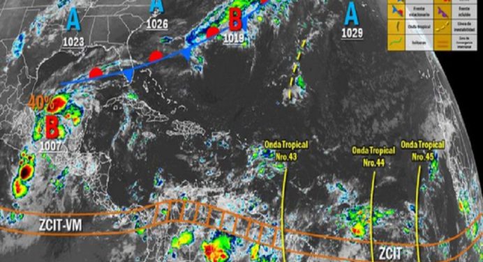 Inameh pronostica la llegada de tres nuevas ondas tropicales a Venezuela