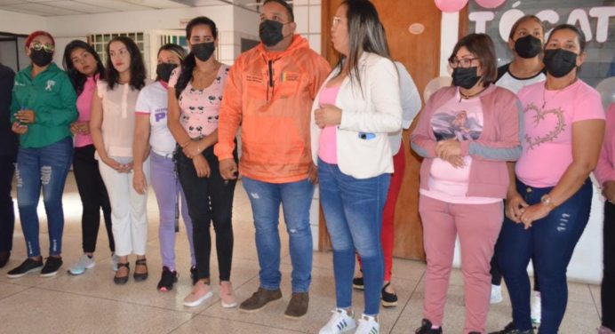 Inician actividades por el Mes Rosa en el municipio Cedeño