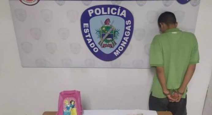 Detienen en Punta de Mata a alias «El Yormita» por tener siete envoltorios de marihuana