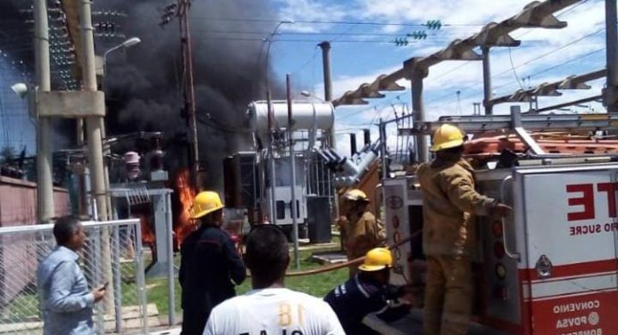 Cumaná se encuentra sin electricidad tras explosión de subestación