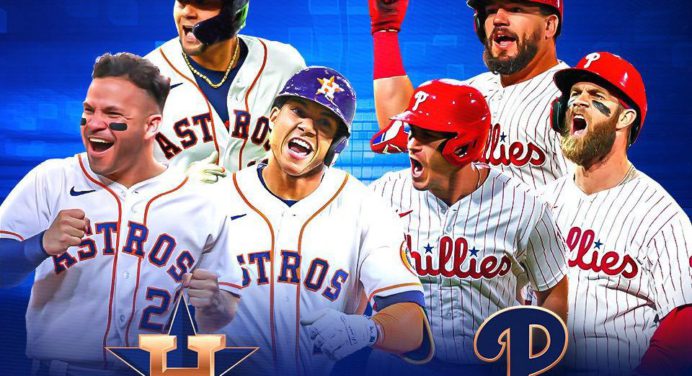 ¡Hoy arranca la Serie Mundial! Astros Vs Filis por el campeonato