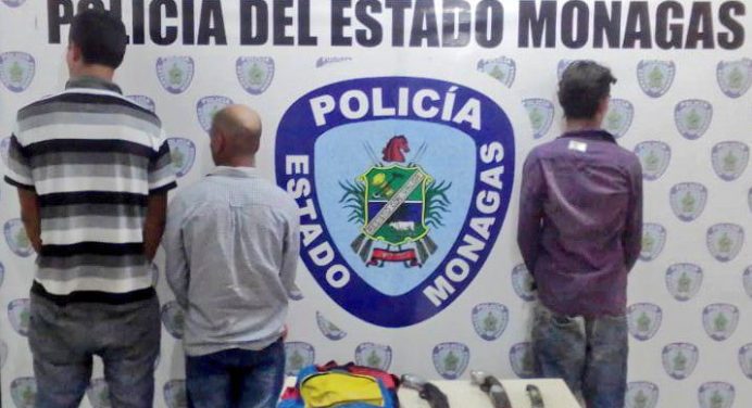 Capturan en La Pica a tres integrantes de la banda «El Manota»