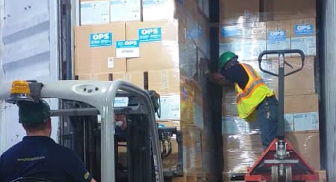 OPS donó 30 toneladas de insumos a Venezuela para tratamiento de VIH y Tuberculosis