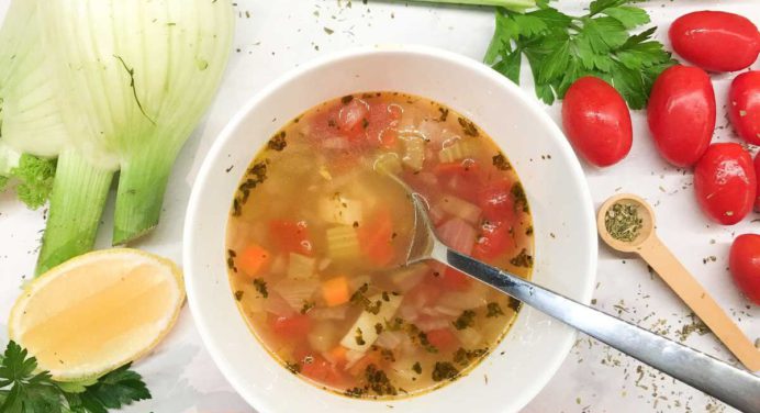 ¡Prueba esta deliciosa sopa détox y desintoxica tu organismo!