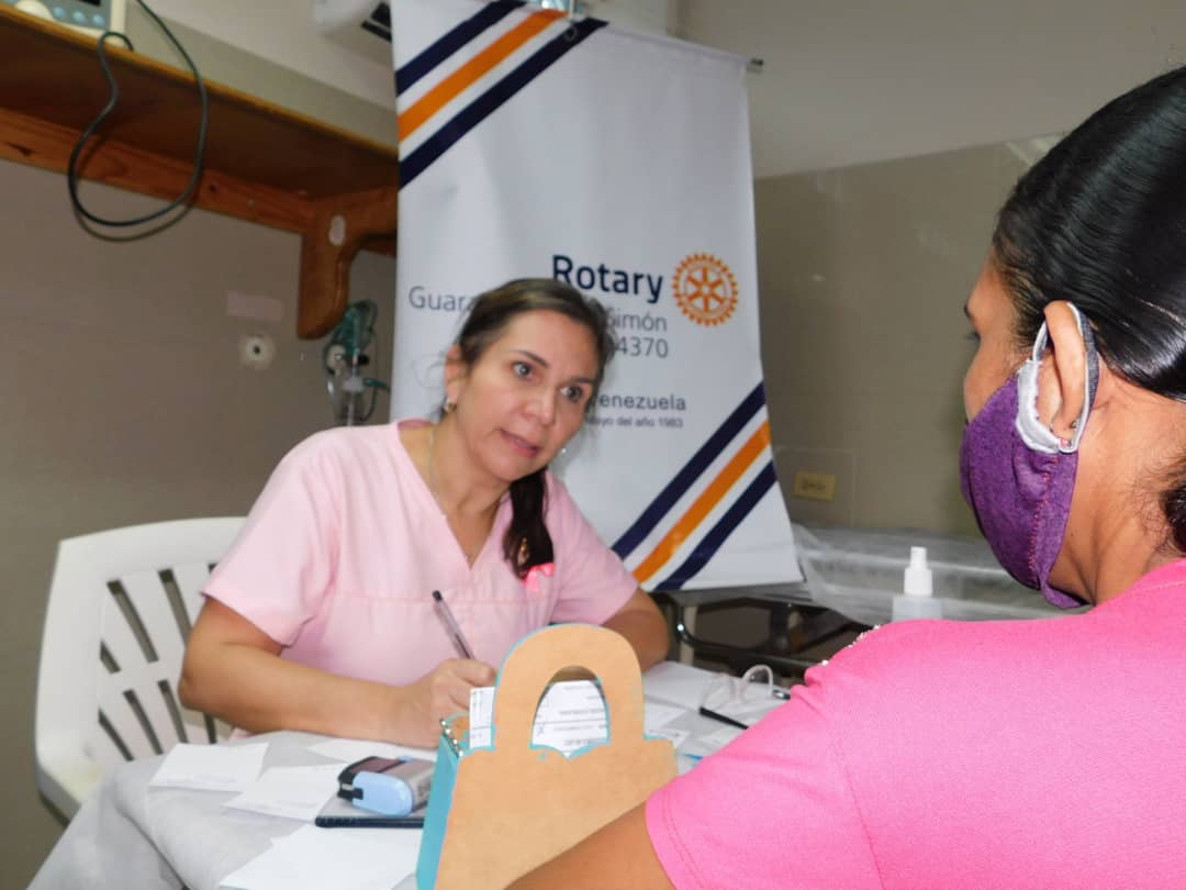 Rotary Guarapiche San Simón atendió 130 damas en el ambulatorio Vargas
