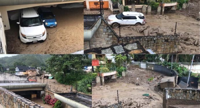 Se desbordó río El Castaño provocando nueva emergencia en Maracay (+video)