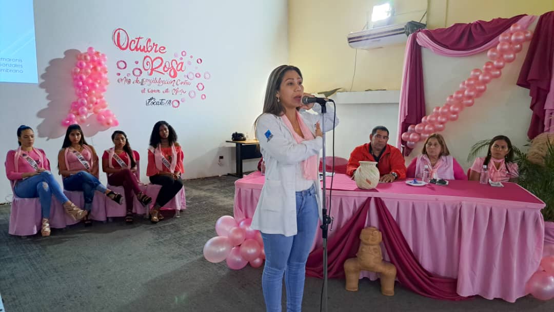 Sotillo se suma a las jornadas de sensibilización del mes rosa en Monagas