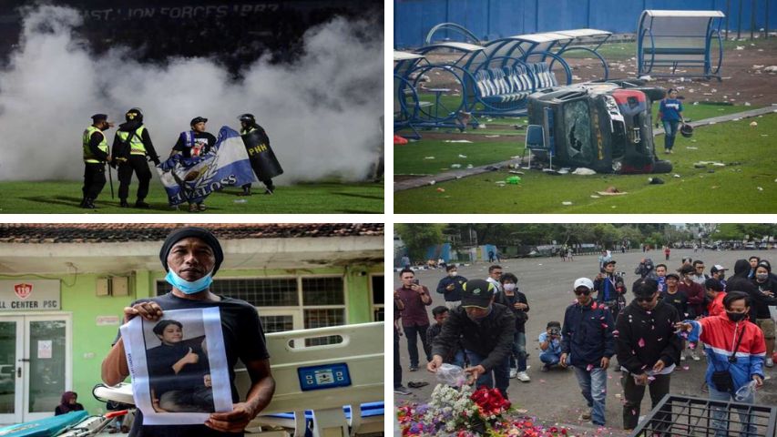 tragico al menos 174 muertos tras disturbios en estadio de futbol de indonesia laverdaddemonagas.com indonesia
