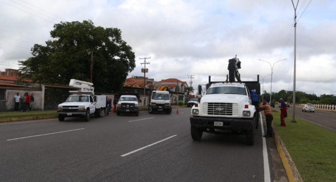 Alcaldía de Maturín inicia plan de alumbrado en la avenida Rómulo Gallegos