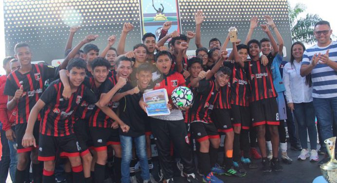 Atlético La Cruz campeón estadal de la categoría Sub-14