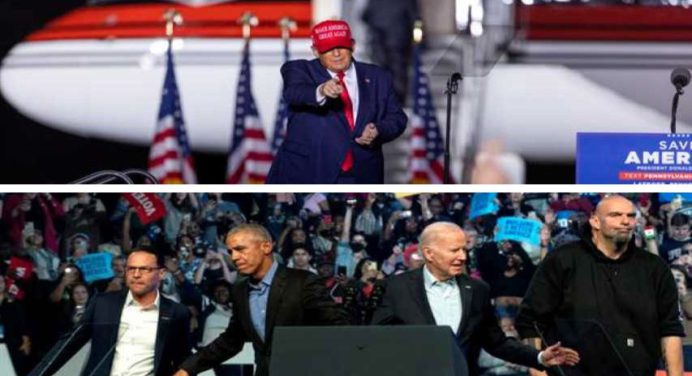 Biden, Obama y Trump se vuelcan en Pensilvania antes de legislativas