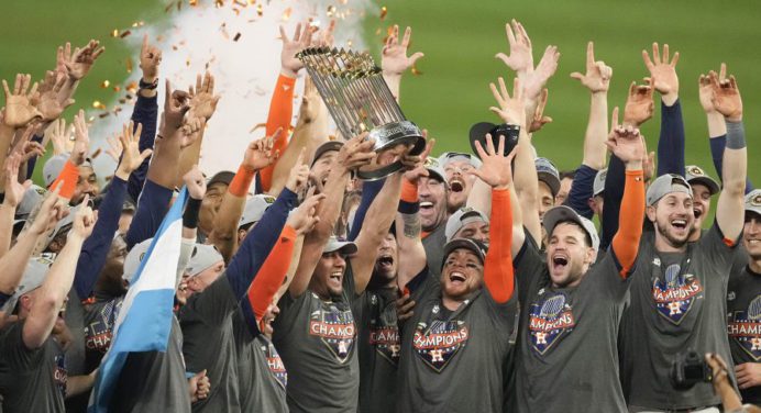 ¡Campeones! Los Astros de Houston se coronaron en la Serie Mundial 2022