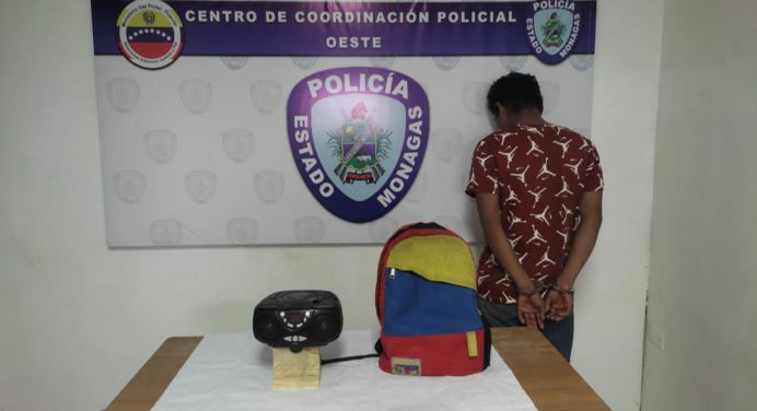 Capturan en Caicara a alias «El Canuto» de la banda delictiva «Los Ángeles Negros»