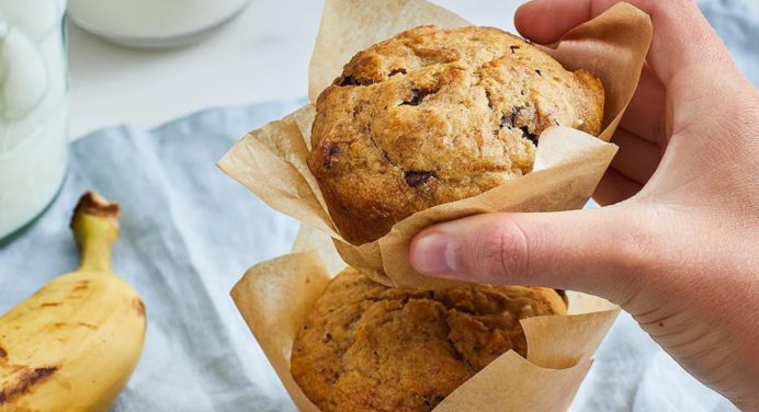 ¡Cupcakes de cambur! Es una receta ideal para endulzar el paladar