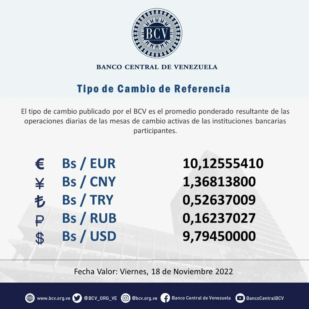 dolartoday en venezuela precio del dolar este viernes 18 de noviembre de 2022 laverdaddemonagas.com bcv4