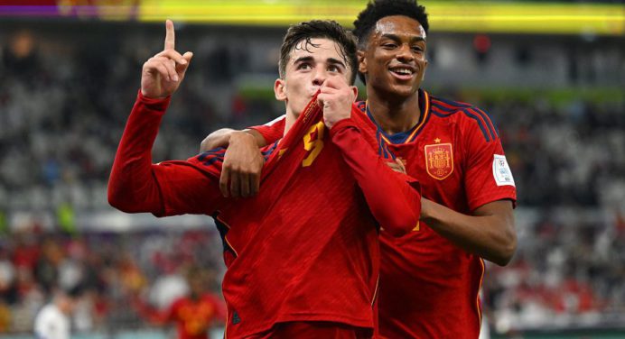 ¡Escandalosa goleada! España aplastó a Costa Rica en Qatar 2022