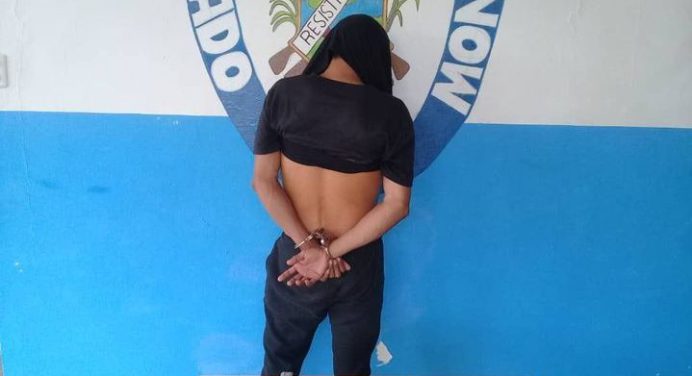 Capturan en Jusepín a alias «Oscalino» por tener 15 envoltorios de presunta droga