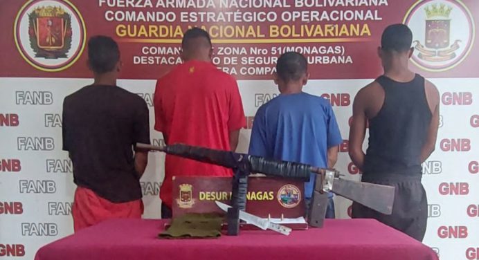 GNB detuvo en Monagas a más de 250 sujetos entre septiembre y octubre