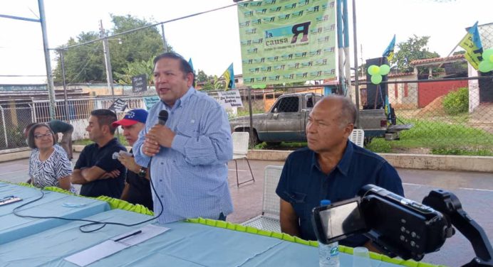 Parroquia Los Godos escuchó propuestas del líder de Causa R Andrés Velásquez