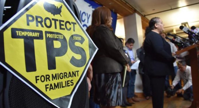EE.UU extiende TPS por 18 meses a migrantes de seis países