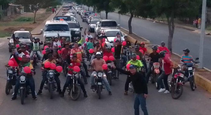 Transportistas culminan programación con caravana en el oeste de Monagas