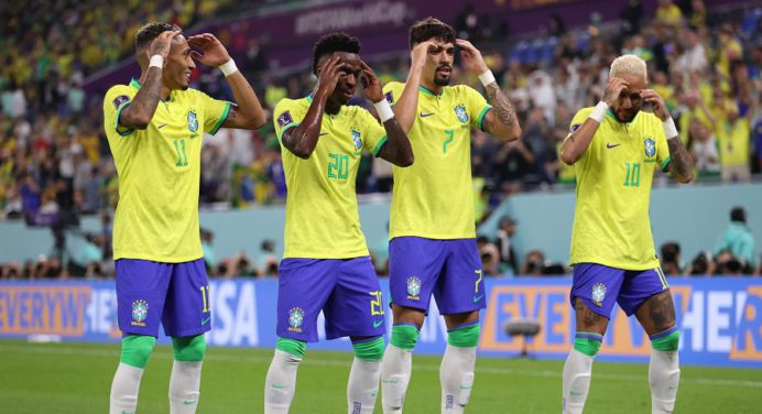 ¡Al ritmo de la samba! Brasil goleó a Corea del Sur y se metió en cuartos de final