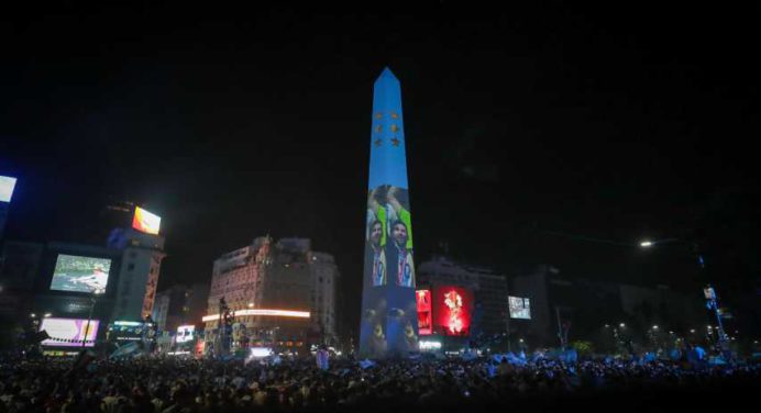 Argentina festejará el triunfo junto a sus fanáticos en el Obelisco