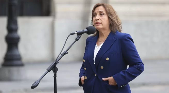 Dina Boluarte, presidenta de Perú. | Foto: Archivo