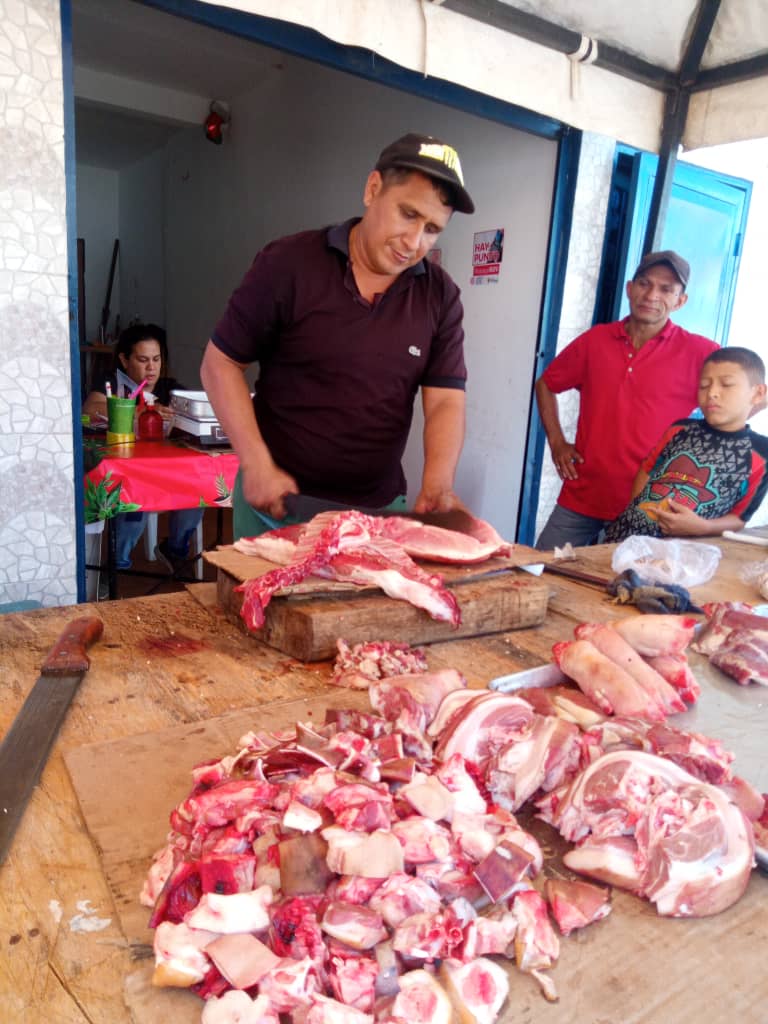 Carne de cochino se ubicó en 65 bolívares en mercados de Maturín