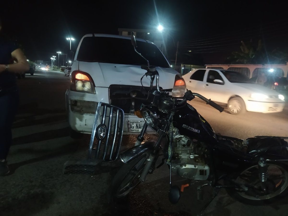 colision entre una moto y un vehiculo dejo un joven herido en los guaritos laverdaddemonagas.com photo1670130128