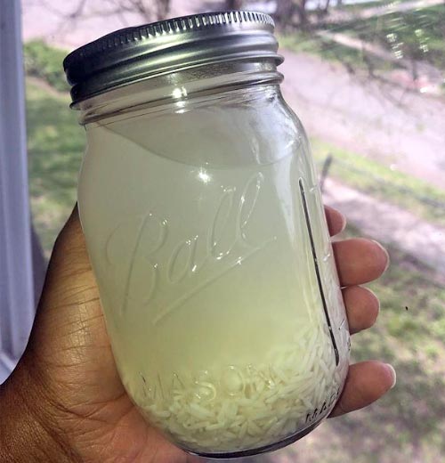 como preparar agua de arroz para que crezca el cabello laverdaddemonagas.com frasco con agua de arroz