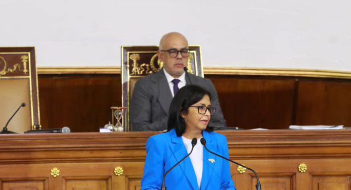 Vicepresidenta ante la AN: 77,1% en Inversión Social contempla Presupuesto Nacional 2023