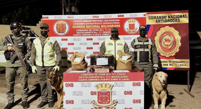 FANB incautó 12 kilogramos de cocaína en un paquete de encomienda 