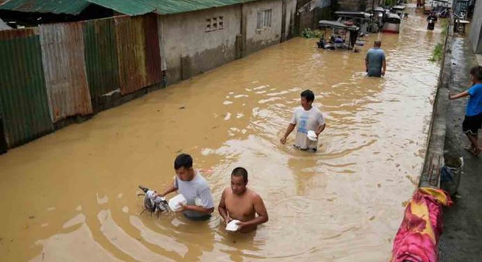 Inundaciones en Filipinas dejan 6 muertos y 19 desaparecidos