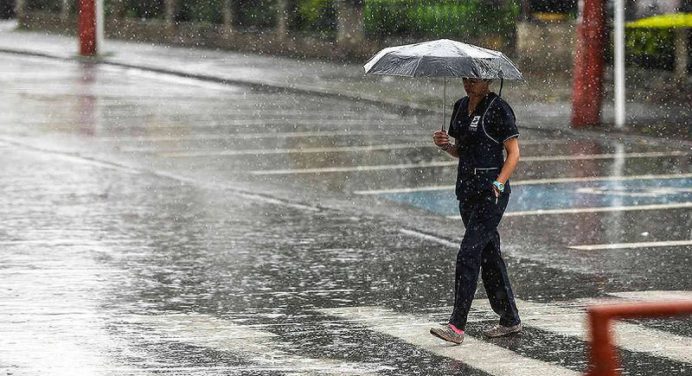 La lluvia estará presente este 24 de diciembre en varias ciudades de Venezuela