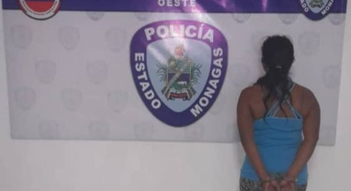 Detienen en Punta de Mata a mujer que agredió y mordió a su pareja