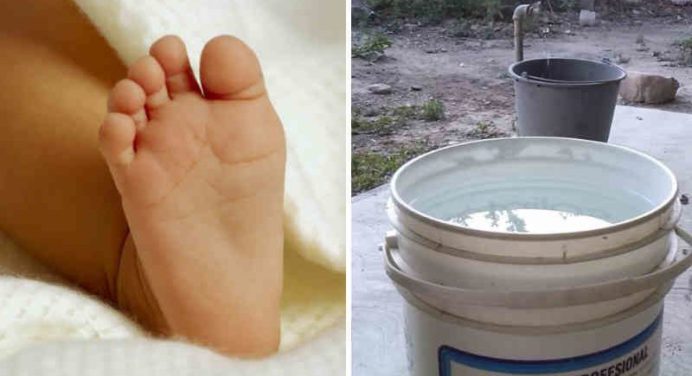 ¡En Monagas! Niña de un año fue hallada muerta dentro de un balde con agua