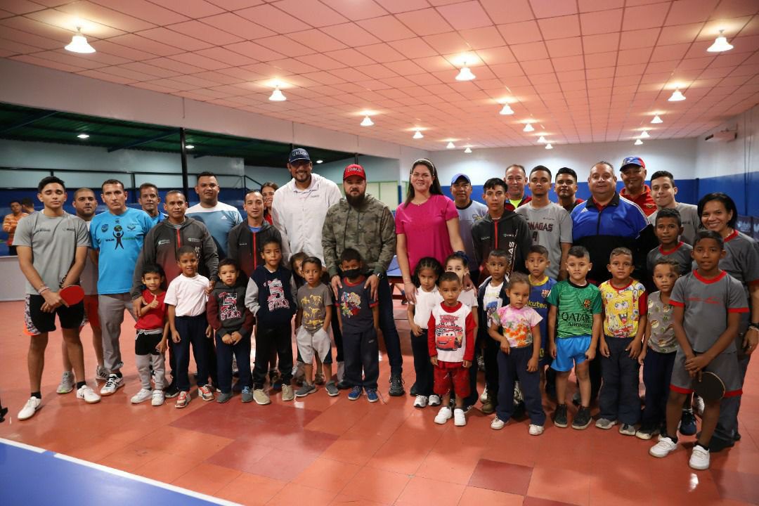 El gobernador Ernesto Luna y la alcaldesa de Maturín entregan Escuela de Tenis de Mesa totalmente acondicionada