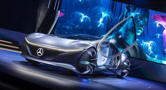 ¡Alucinante! Mercedes Benz presenta un carro «alien» inspirado en Avatar