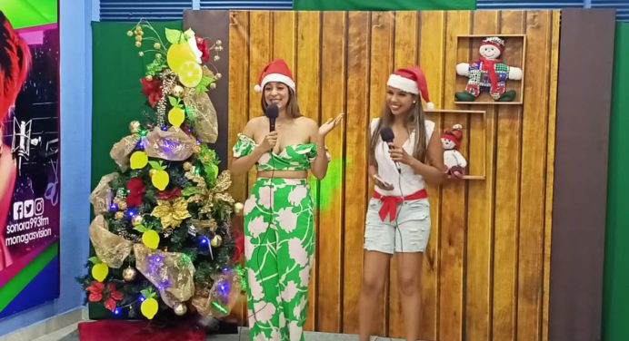 Monagas Visión y Sonora 99.3 FM celebraron la llegada de la Navidad con programa especial