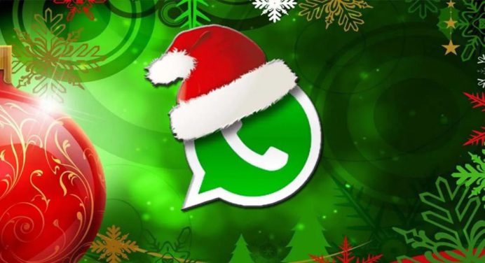 Este es el truco para activar “modo Navidad” en WhatsApp